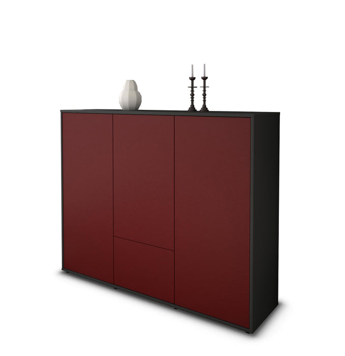 Highboard Maaria, Bordeaux Studio (136x108x35cm) - Stil.Zeit Möbel GmbH