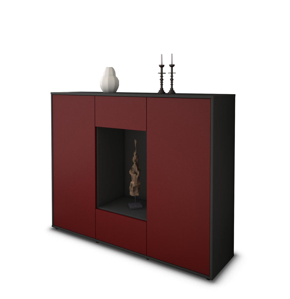 Highboard Malina, Bordeaux Studio (136x108x35cm) - Stil.Zeit Möbel GmbH