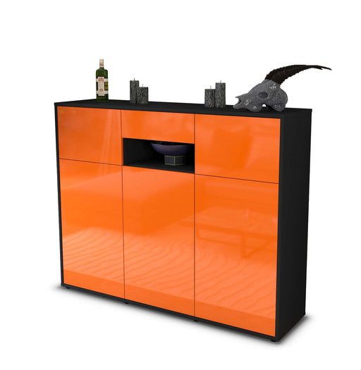 Highboard Matilda, Orange Studio (136x108x35cm) - Stil.Zeit Möbel GmbH