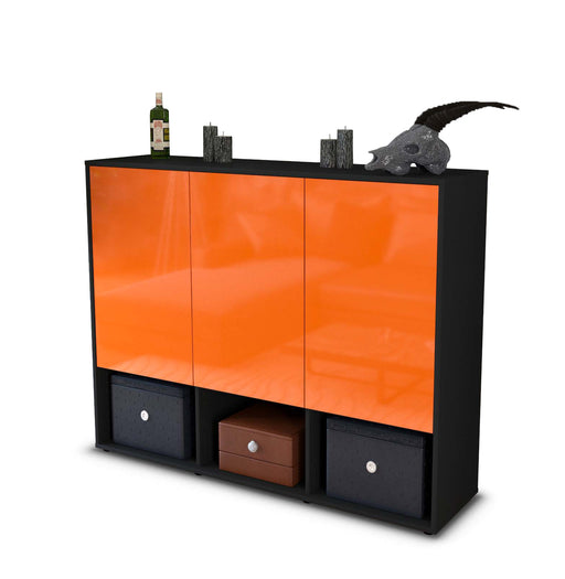 Highboard Mea, Orange Studio (136x108x35cm) - Stil.Zeit Möbel GmbH