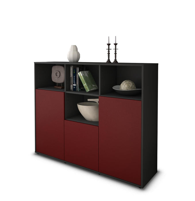 Highboard Mia, Bordeaux Studio (136x108x35cm) - Stil.Zeit Möbel GmbH