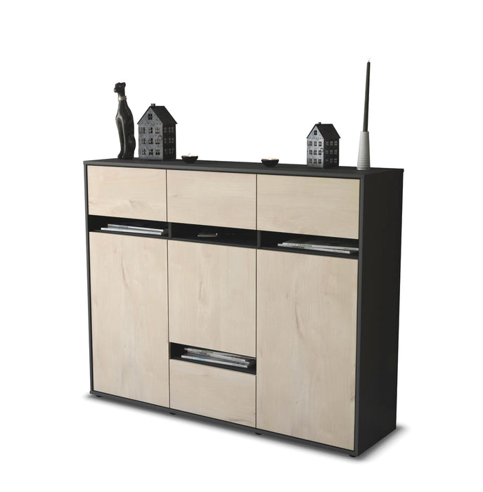 Highboard Monia, Zeder Studio (136x108x35cm) - Stil.Zeit Möbel GmbH