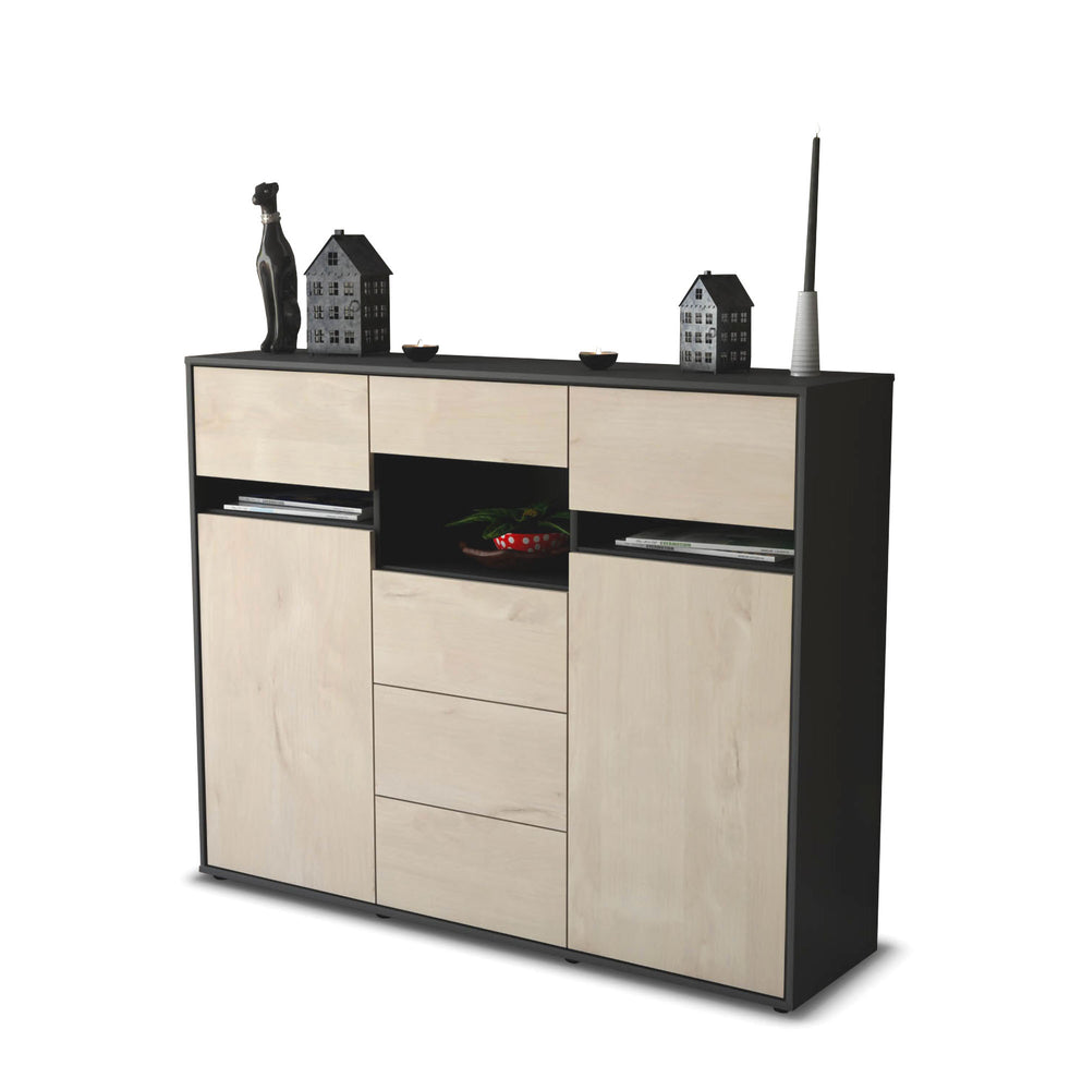 Highboard Nella, Zeder Studio (136x108x35cm) - Stil.Zeit Möbel GmbH