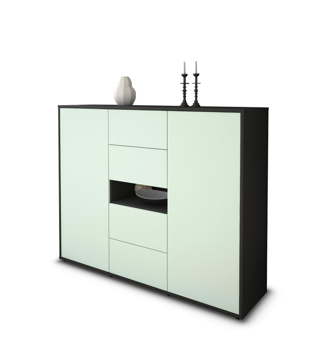 Highboard Noelia, Mint Studio (136x108x35cm) - Stil.Zeit Möbel GmbH