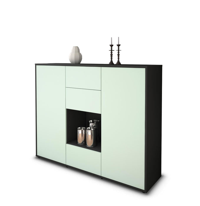 Highboard Nora, Mint Studio (136x108x35cm) - Stil.Zeit Möbel GmbH