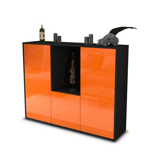 Highboard Pia, Orange Studio (136x108x35cm) - Stil.Zeit Möbel GmbH