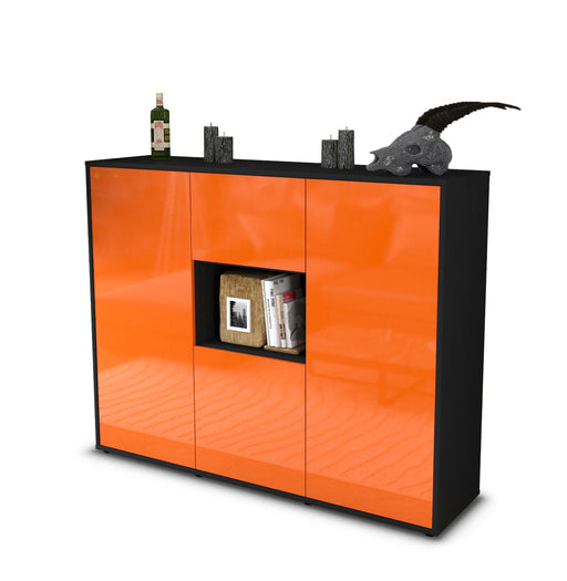 Highboard Pippa, Orange Studio (136x108x35cm) - Stil.Zeit Möbel GmbH