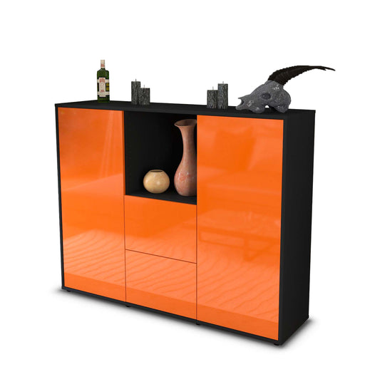 Highboard Rabea, Orange Studio (136x108x35cm) - Stil.Zeit Möbel GmbH
