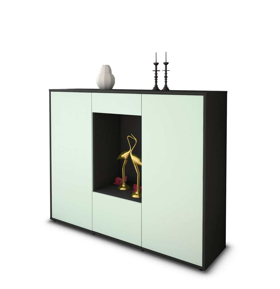 Highboard Raffaela, Mint Studio (136x108x35cm) - Stil.Zeit Möbel GmbH