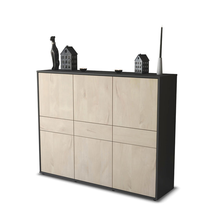 Highboard Saphira, Zeder Studio (136x108x35cm) - Stil.Zeit Möbel GmbH