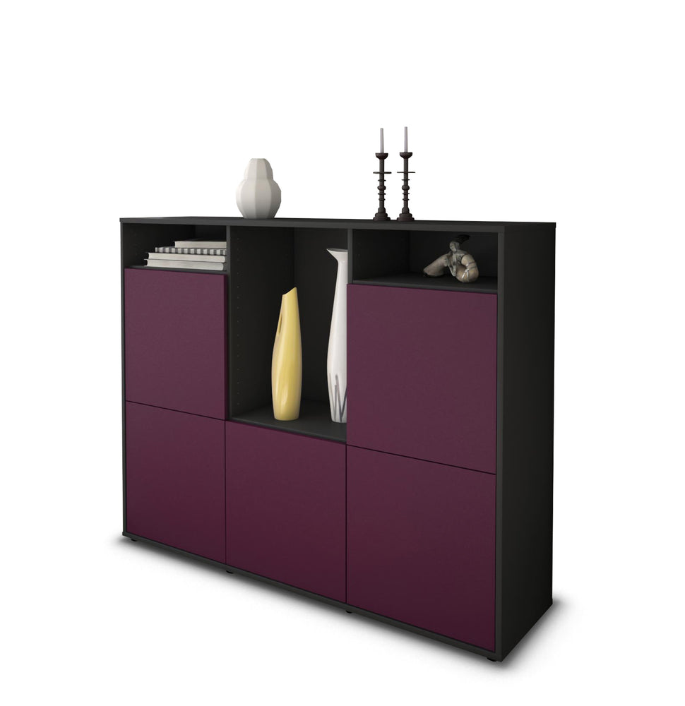 Highboard Sarina, Lila Studio (136x108x35cm) - Stil.Zeit Möbel GmbH