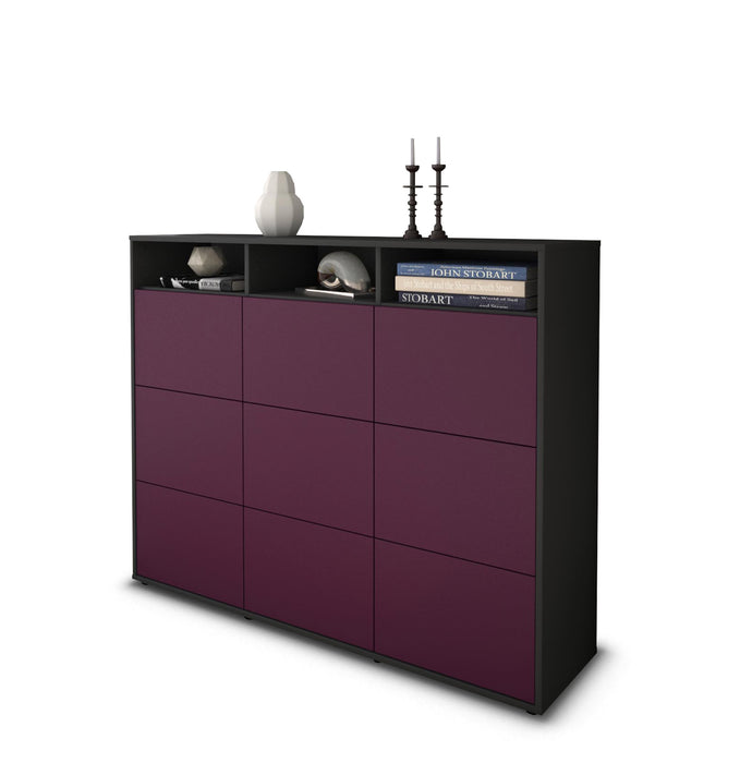 Highboard Sofia, Lila Studio (136x108x35cm) - Stil.Zeit Möbel GmbH