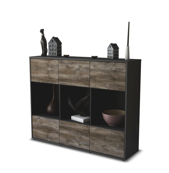 Highboard Suna, Treibholz Studio (136x108x35cm) - Stil.Zeit Möbel GmbH