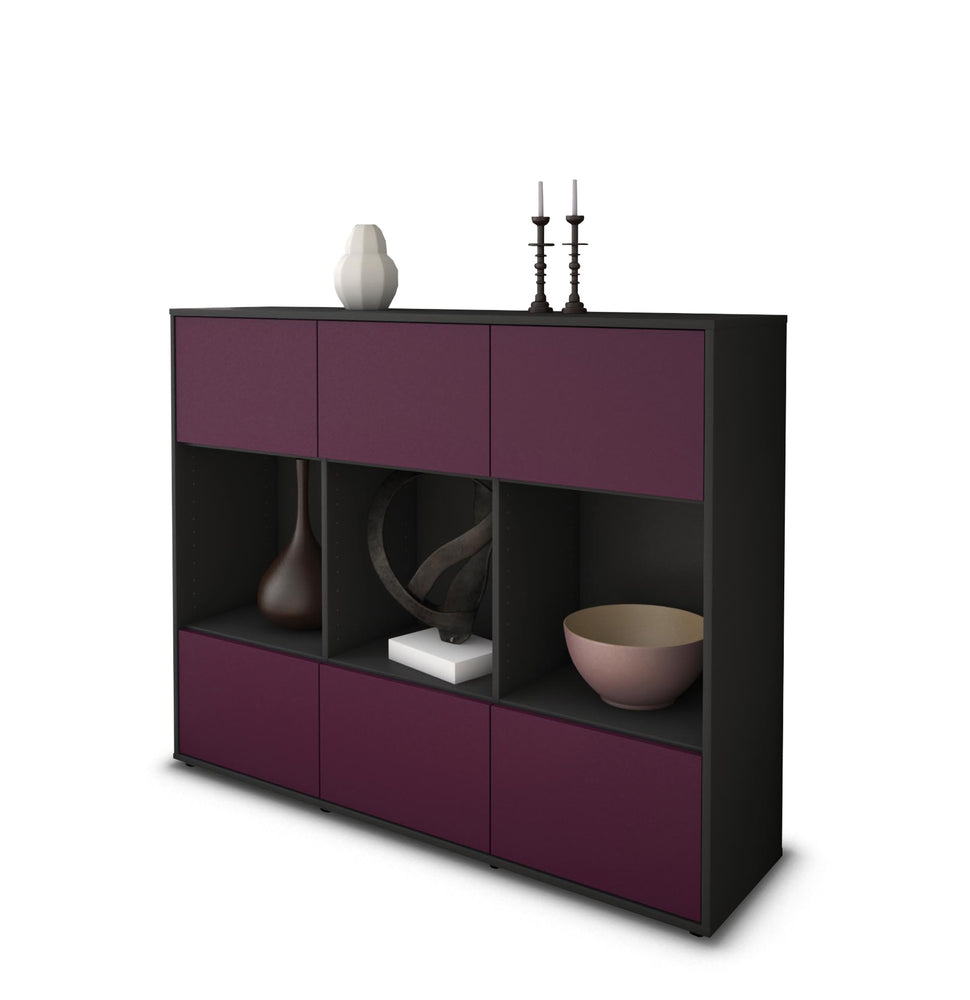 Highboard Suna, Lila Studio (136x108x35cm) - Stil.Zeit Möbel GmbH