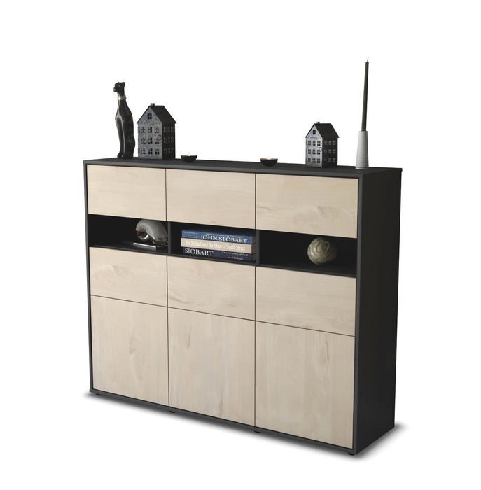 Highboard Teresa, Zeder Studio (136x108x35cm) - Stil.Zeit Möbel GmbH