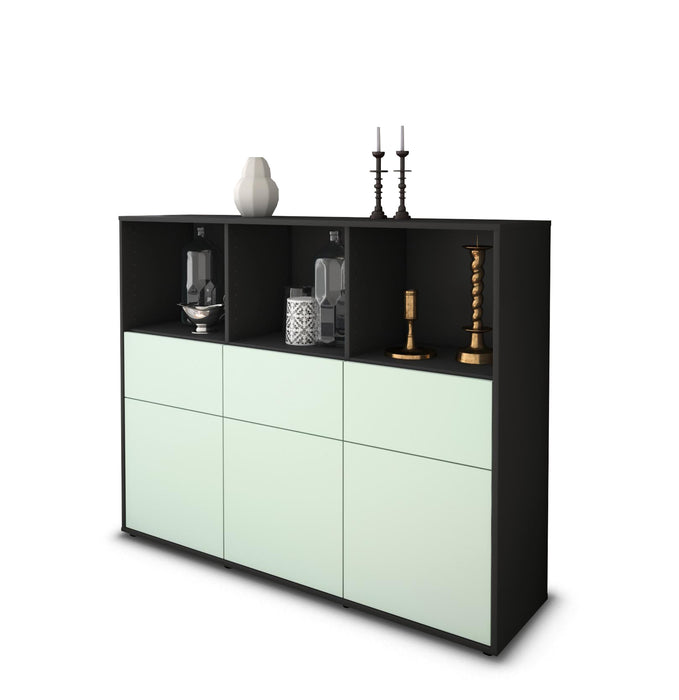 Highboard Theresia, Mint Studio (136x108x35cm) - Stil.Zeit Möbel GmbH