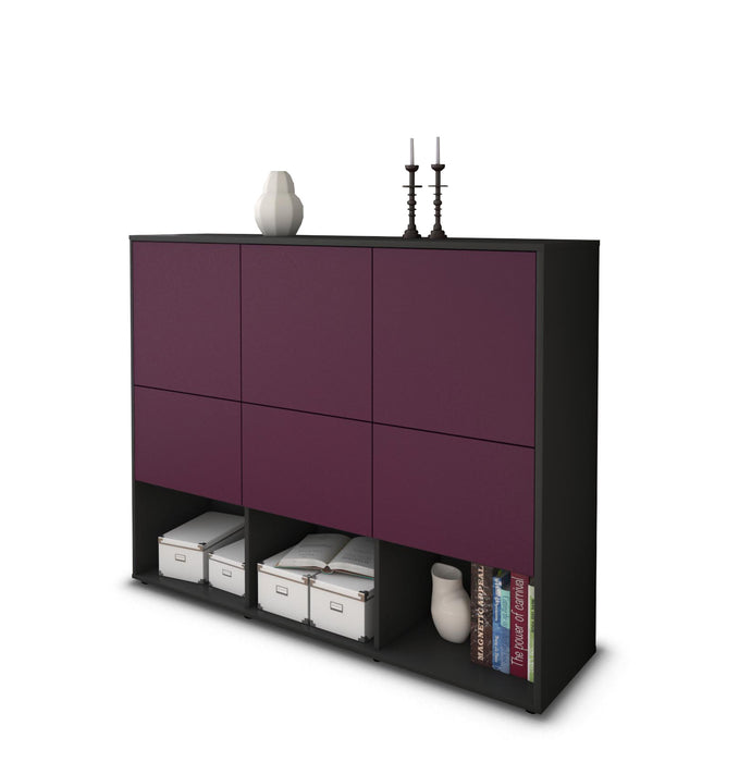 Highboard Zaccaria, Lila Studio (136x108x35cm) - Stil.Zeit Möbel GmbH