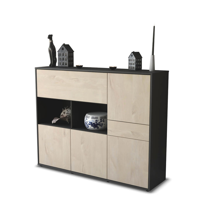 Highboard Valeria, Zeder Studio (136x108x35cm) - Stil.Zeit Möbel GmbH