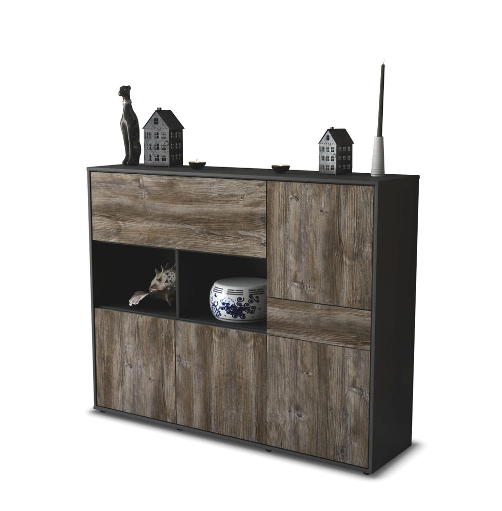 Highboard Valeria, Treibholz Studio (136x108x35cm) - Stil.Zeit Möbel GmbH