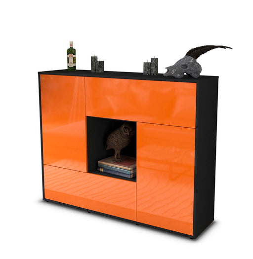 Highboard Vicky, Orange Studio (136x108x35cm) - Stil.Zeit Möbel GmbH