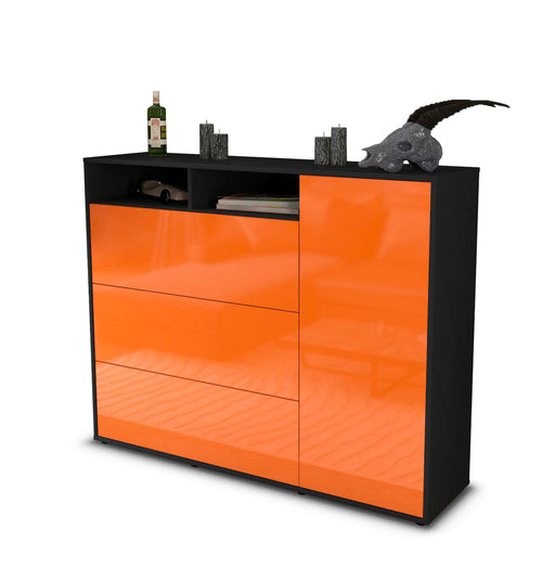 Highboard Vita, Orange Studio (136x108x35cm) - Stil.Zeit Möbel GmbH