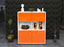 Highboard Ina, Orange Front (92x108x35cm) - Stil.Zeit Möbel GmbH