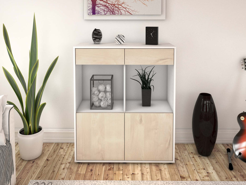 Highboard Joana, Zeder Front (92x108x35cm) - Stil.Zeit Möbel GmbH