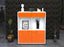 Highboard Joana, Orange Front (92x108x35cm) - Stil.Zeit Möbel GmbH