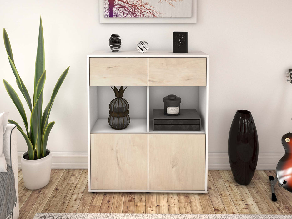 Highboard Ketty, Zeder Front (92x108x35cm) - Stil.Zeit Möbel GmbH