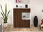 Highboard Larina, Walnuss Front (92x108x35cm) - Stil.Zeit Möbel GmbH