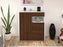 Highboard Lea, Walnuss Front (92x108x35cm) - Stil.Zeit Möbel GmbH