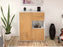 Highboard Lilia, Eiche Front (92x108x35cm) - Stil.Zeit Möbel GmbH