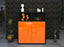 Highboard Giovanna, Orange Front (92x108x35cm) - Stil.Zeit Möbel GmbH