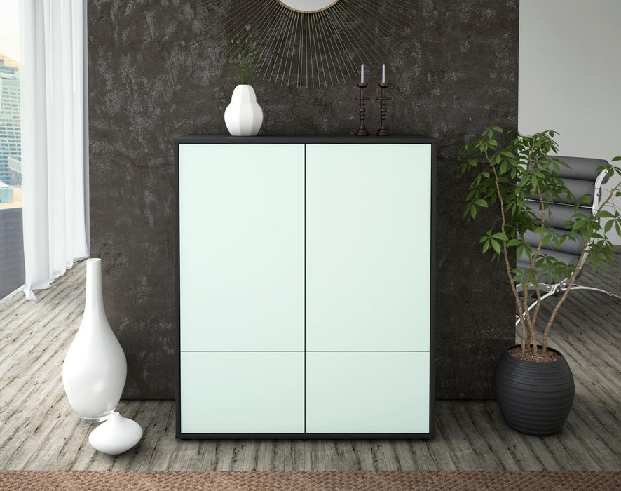 Highboard Ida, Mint Front (92x108x35cm) - Stil.Zeit Möbel GmbH