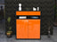 Highboard Ignazia, Orange Front (92x108x35cm) - Stil.Zeit Möbel GmbH