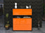 Highboard Janine, Orange Front (92x108x35cm) - Stil.Zeit Möbel GmbH