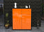 Highboard Kiara, Orange Front (92x108x35cm) - Stil.Zeit Möbel GmbH