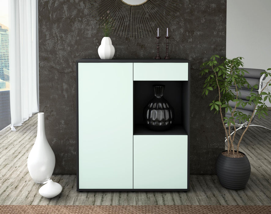 Highboard Lena, Mint Front (92x108x35cm) - Stil.Zeit Möbel GmbH