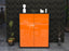Highboard Lia, Orange Front (92x108x35cm) - Stil.Zeit Möbel GmbH
