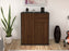 Highboard Lisann, Walnuss Front (92x108x35cm) - Stil.Zeit Möbel GmbH