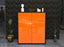 Highboard Lisann, Orange Front (92x108x35cm) - Stil.Zeit Möbel GmbH