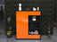 Highboard Luana, Orange Front (92x108x35cm) - Stil.Zeit Möbel GmbH