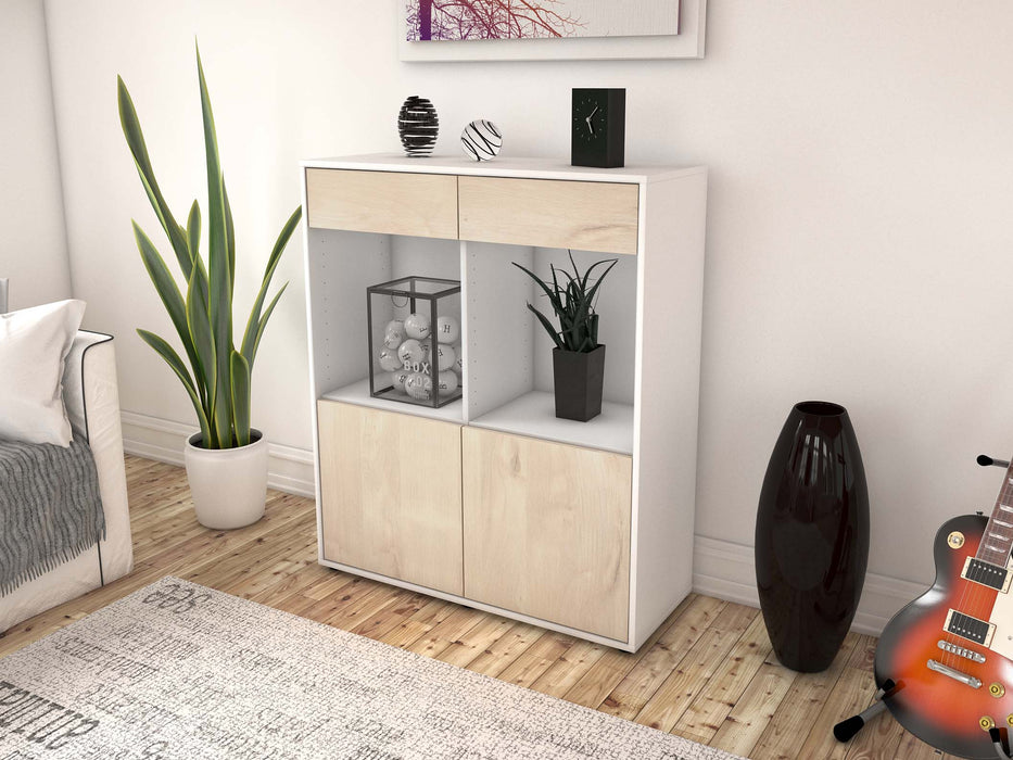 Highboard Joana, Zeder Seite (92x108x35cm) - Stil.Zeit Möbel GmbH