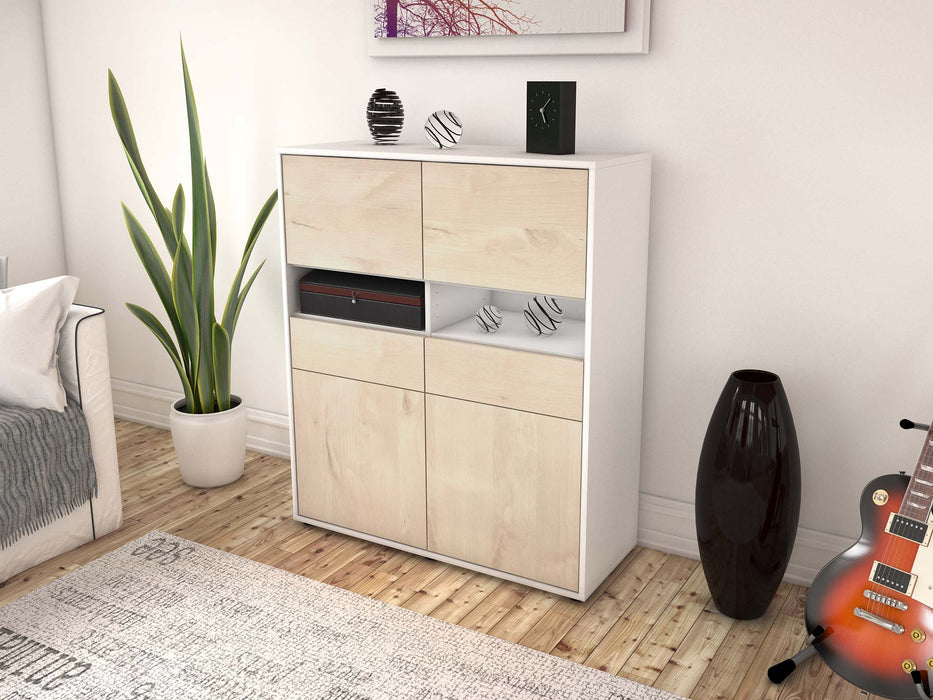 Highboard Josefina, Zeder Seite (92x108x35cm) - Stil.Zeit Möbel GmbH