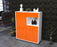 Highboard Leoni, Orange Seite (92x108x35cm) - Stil.Zeit Möbel GmbH
