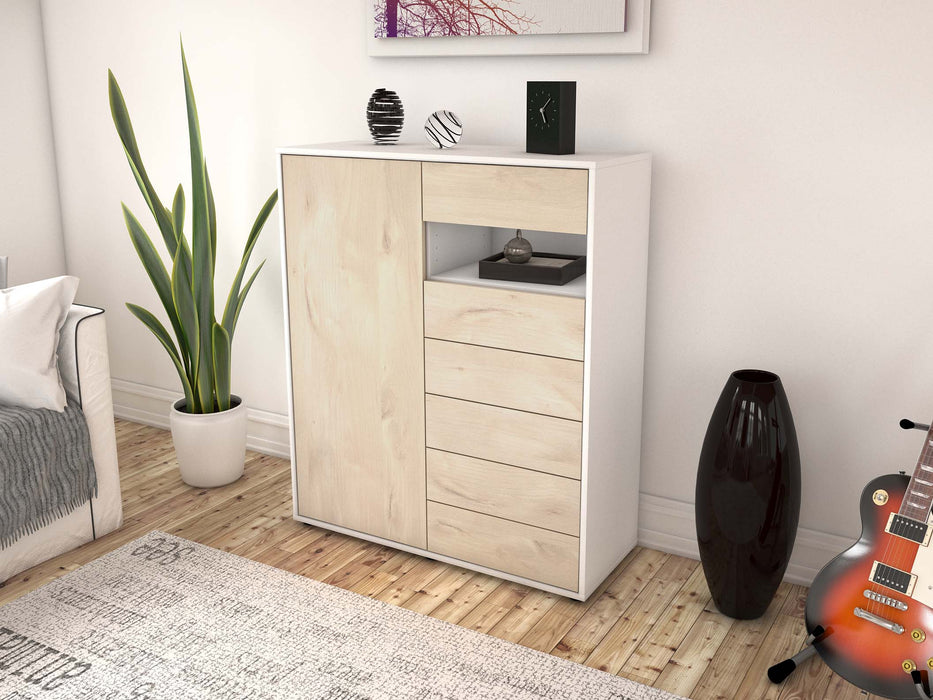 Highboard Lola, Zeder Seite (92x108x35cm) - Stil.Zeit Möbel GmbH