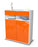 Highboard Ignazia, Orange Studio (92x108x35cm) - Stil.Zeit Möbel GmbH