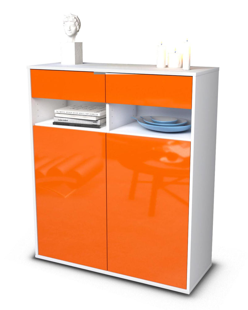 Highboard Ignazia, Orange Studio (92x108x35cm) - Stil.Zeit Möbel GmbH