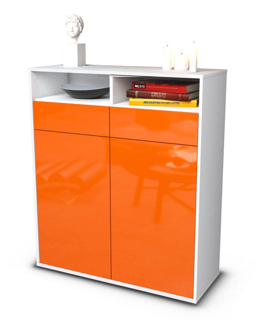 Highboard Ilaria, Orange Studio (92x108x35cm) - Stil.Zeit Möbel GmbH