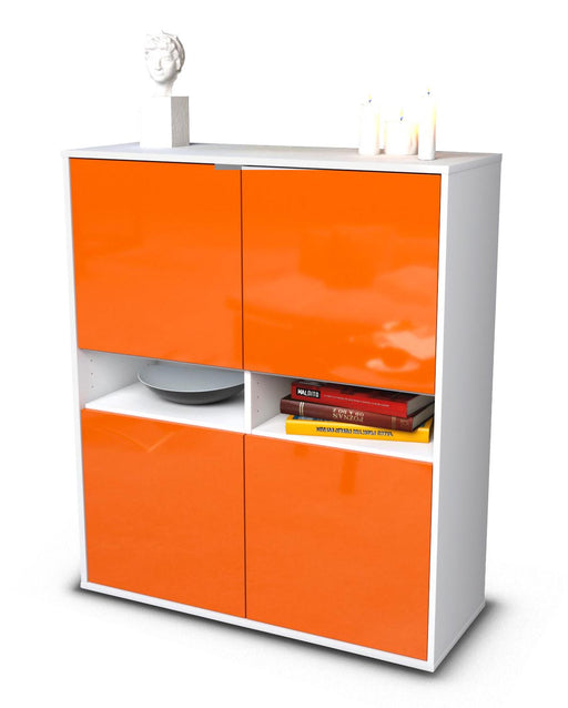 Highboard Innocenza, Orange Studio (92x108x35cm) - Stil.Zeit Möbel GmbH